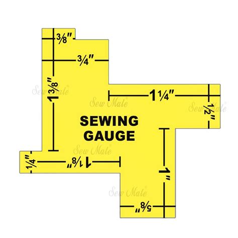 Sewing Gauge, 14-in-1 function (Imperial Version) | Donwei, SewMate, X'Sor, Bobbins, Scissors ...