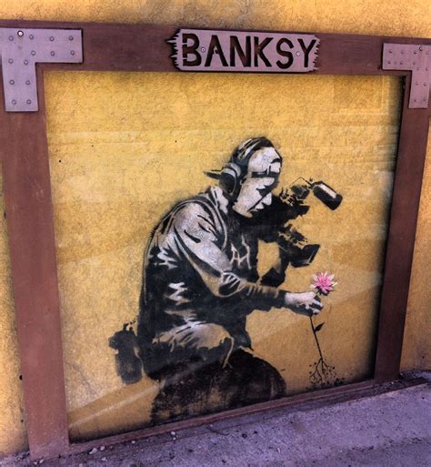 Banksy street art in Park City, Utah. Yep There is a Banksy in Park City, Utah. Saw it today ...