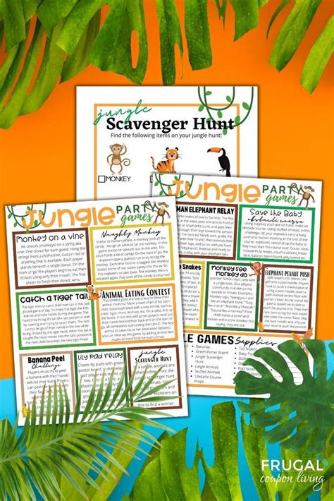 Jungle Party Games | Animal party games, Jungle animals party, Animal party