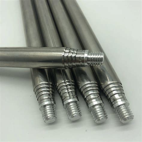 No-rotating stainless steel telescopic tube with slot