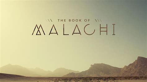 Book Of Malachi Bible : Malachi 1-4 The LORD will send Elijah the ...