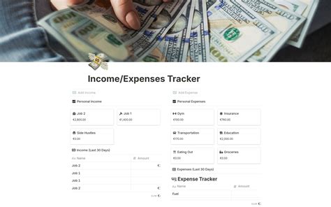 Income/Expenses Tracker Template by Tomo | Notion Marketplace