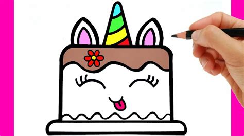 HOW TO DRAW A BIRTHDAY CAKE - DRAWING A BIRTHDAY CAKE EASY - HOW TO ...