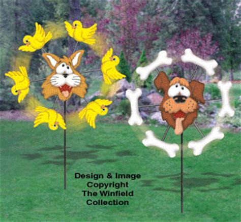 Spring & Summer Spinning Whirligig Pattern Set, Wind Action Project Patterns: The Winfield ...