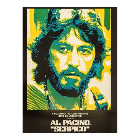 Serpico Al Pacino Poster, 1970s | Chairish