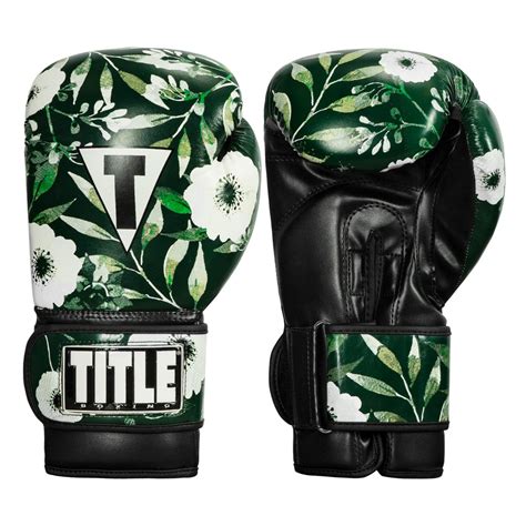 TITLE Boxing Floral Bag Gloves