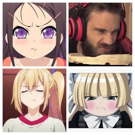 Angry anime girls are so cute! : r/PewdiepieSubmissions