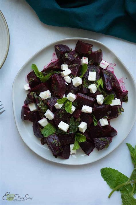 Beet and Feta Cheese Salad with Citric Dressing