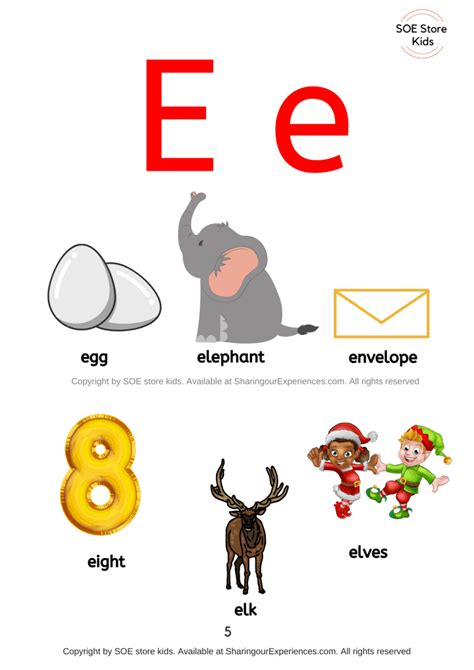 E Alphabet Words Images - Typography bold spring letter or doodle abc ...