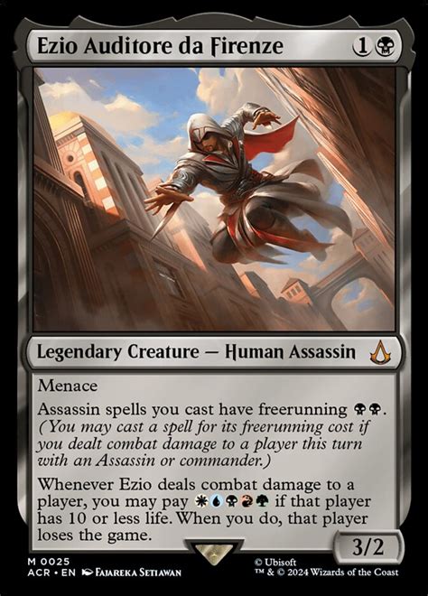 Ezio Auditore da Firenze - Assassin's Creed - MTG Print