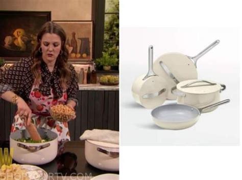 Drew Barrymore Show: February 2021 Drew Barrymore's Ivory Cookware Set ...