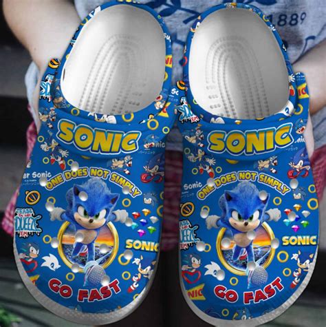 Sonic the Hedgehog Game Shoes Sonic Summer Shoes Sonic - Etsy