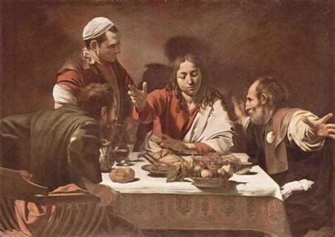 Supper at Emmaus - Caravaggio - WikiArt.org - encyclopedia of visual arts