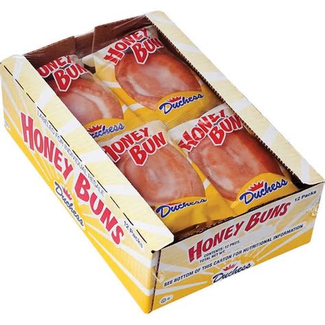 Duchess Honey Buns, 4 oz, 12 ct - Walmart.com - Walmart.com