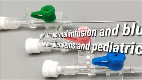 IV cannula size, color and usage - YouTube