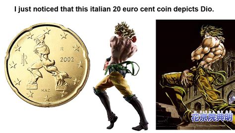 Dio on a coin : r/ShitPostCrusaders