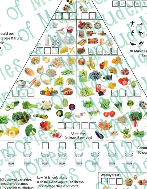 Dash Diet Food Chart Printable Download American Heart