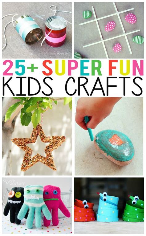 25+ Super Fun Kids Crafts - Eighteen25 | Crafts for kids, Arts and ...