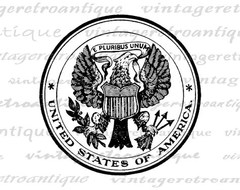 Printable Graphic United States Seal Digital America Symbol Download ...