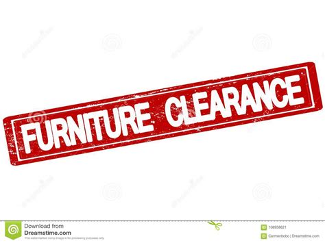 Furniture clearance stock illustration. Illustration of clearance ...