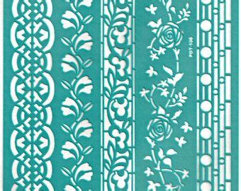 Stencil Stencils Pattern Template, Wall, Reusable, Adhesive, Flexible ...