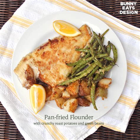 Buttery Golden Pan-Fried Flounder | Bunny Eats Design