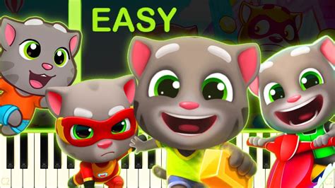 ALL Talking Tom Games On Piano - YouTube