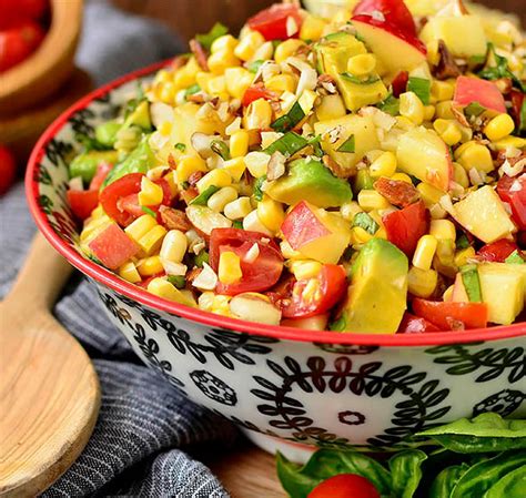 Napa Sweet Corn Salad - Fresh and Healthy