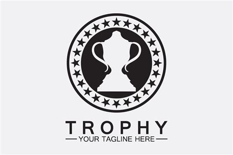 Trophy Vector Logo Icon Template Graphic by kosunar185 · Creative Fabrica