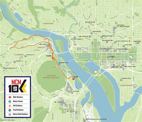 Marine Corps Marathon/10K maps - WTOP News