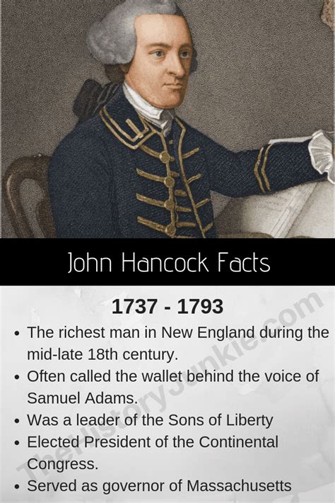 John Hancock Facts, Biography, Signature - The History Junkie