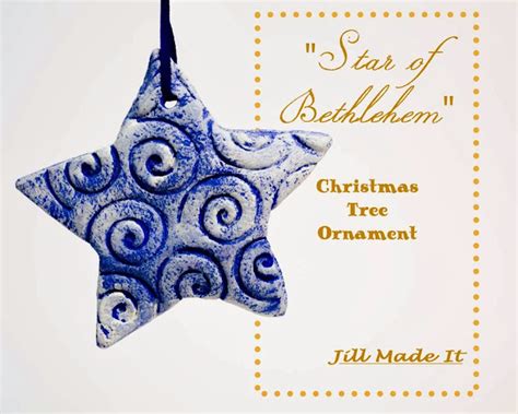 Jill Made It: "Star of Bethlehem" Christmas Tree Ornament Mini Tutorial