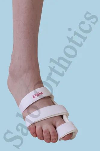 Salo Orthotics White Hallux Varus/Valgus Splint Toe Spreader, Size ...