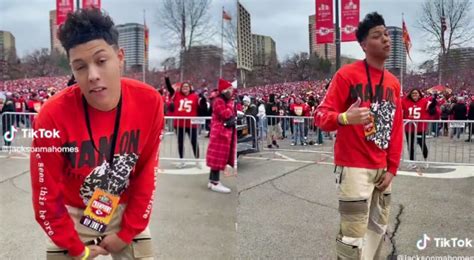 Fans Trash Jackson Mahomes For TikTok Dance At Chiefs Parade