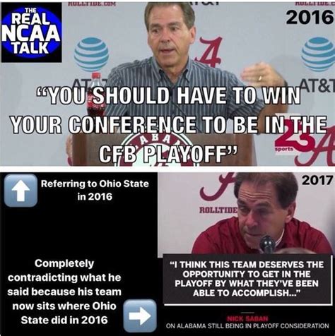 Nick Saban meme about Alabama, Ohio State, CFP playoff scorching ...