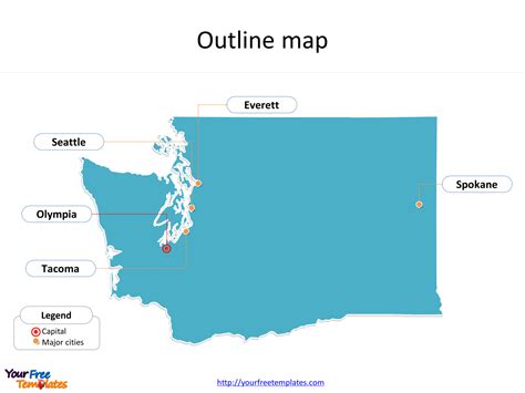 Free Printable Map Of Washington State - Free Printable