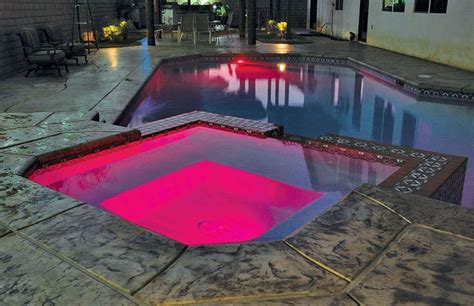 Inground Pool Lights, Color-Changing LED Images | Blue Haven | Cool swimming pools, Led pool ...