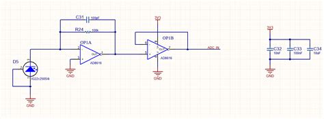 operational amplifier - Schematics of PIN Photodiode interfacing with ...