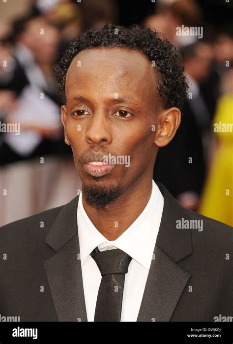 BARKHAD ABDI Somali film actor at the Oscars in March 2014. Photo Jeffrey Mayer Stock Photo - Alamy