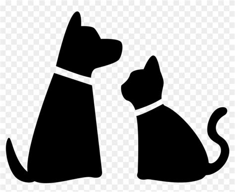 Dog And Cat Silhouette Clip Art