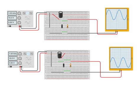 Circuit design clamper circuit | Tinkercad