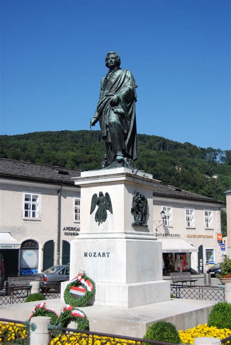 Mozart Statue In Salzburg Free Stock Photo - Public Domain Pictures