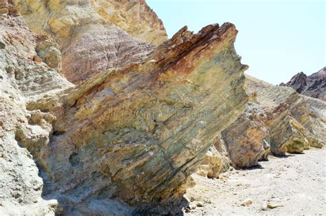 Golden Canyon, Star Wars Jawa Canyon, Death Valley, California, USA Stock Image - Image of ...