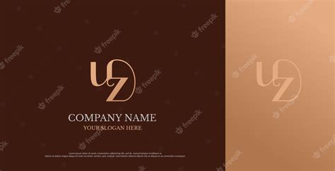 Premium Vector | Initial uz logo design vector