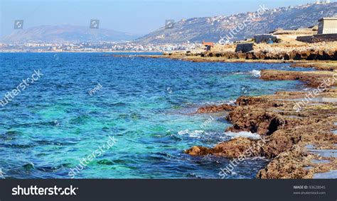 Mediterranean Sea Coast View Tripoli Lebanon Stock Photo 93628045 ...