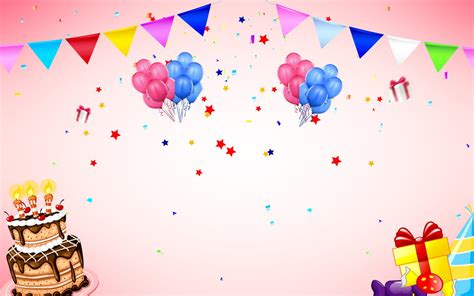 cartoon birthday balloons background, Cartoon, Balloon, Bunting Background Image for Free Download