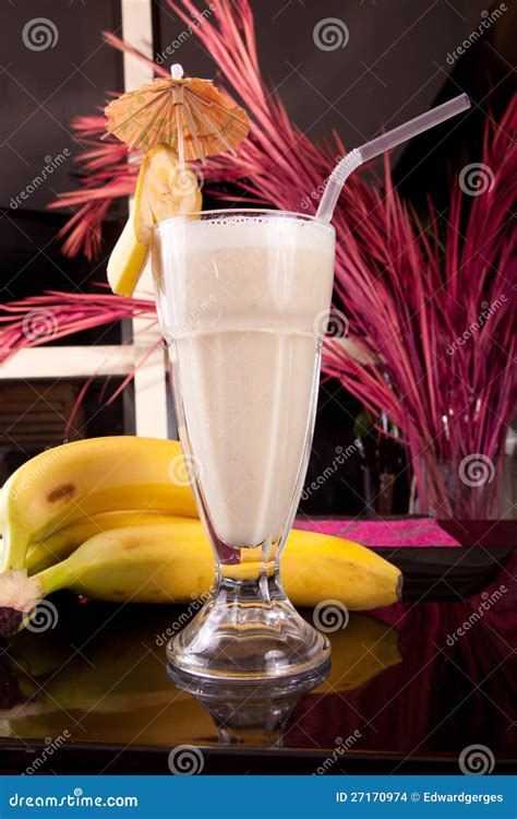 Banana juice stock photo. Image of milk, beverage, food - 27170974