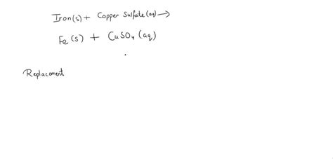 SOLVED: 10) Predict the products when iron is added to an aqueous ...