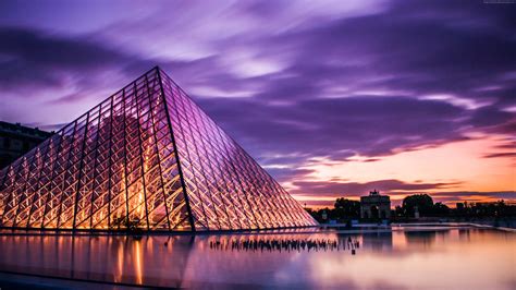 Wallpaper Louvre, Paris, France, travel, tourism, Travel Wallpaper ...