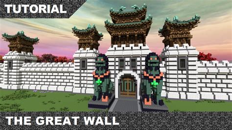 Minecraft The Great Wall of China Tutorial & Download part 1 - YouTube